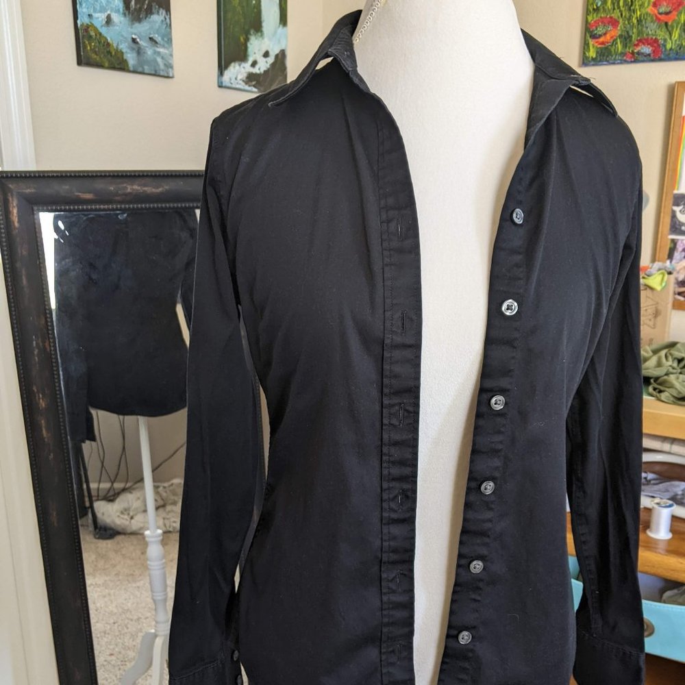 Black Stretch Fit Shirt